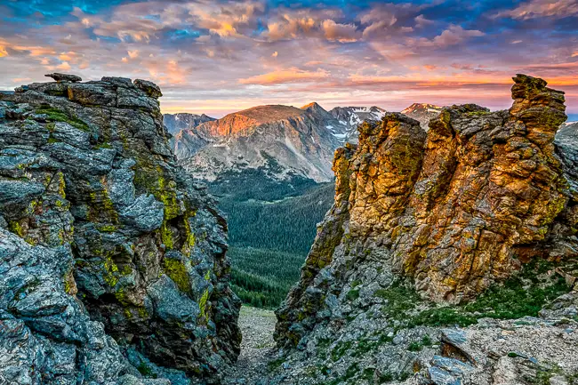 Rock Cut Sunset Rocky Mountain National Park Tours